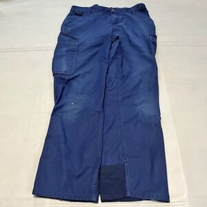 Carhartt Women 8 Short Navy Blue Work Utility Workwear Cargo Tactical Pants-3213